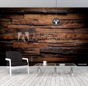 Picture of Design of dark wood background